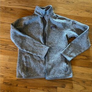 Grey Patagonia Better Sweater Full Zip